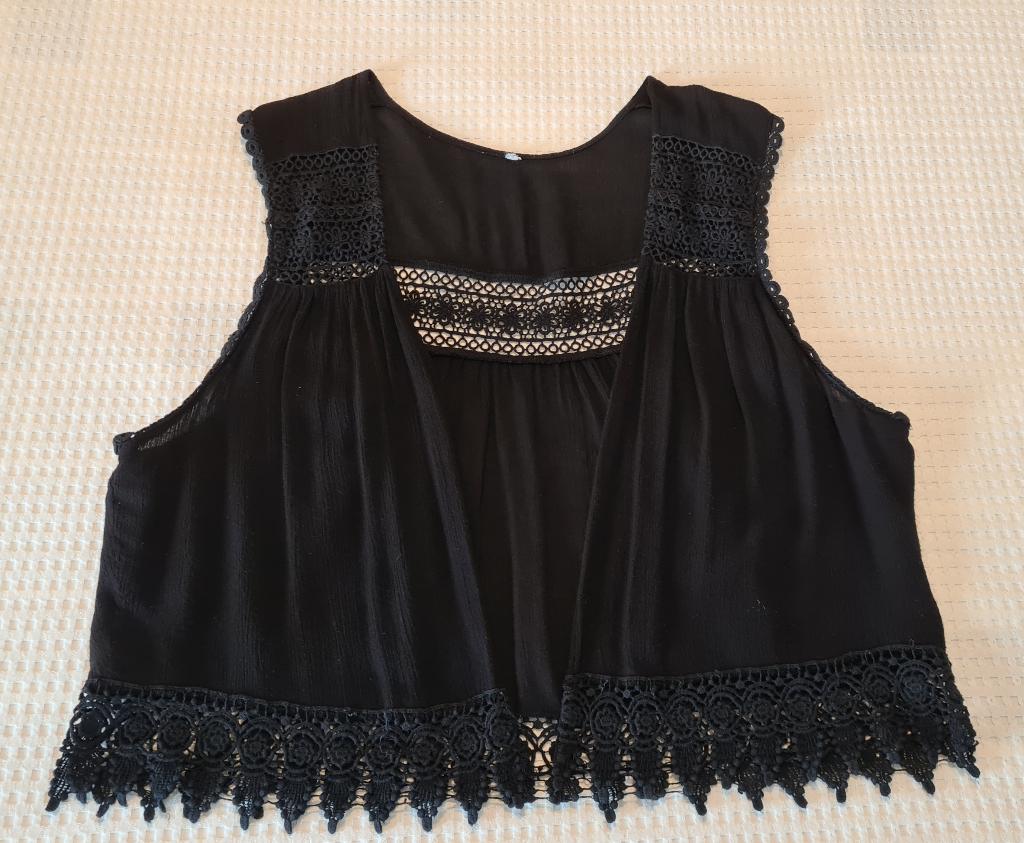 GILET, Ophalen, Zwart, Maat 42/44 (L), Zo goed als nieuw