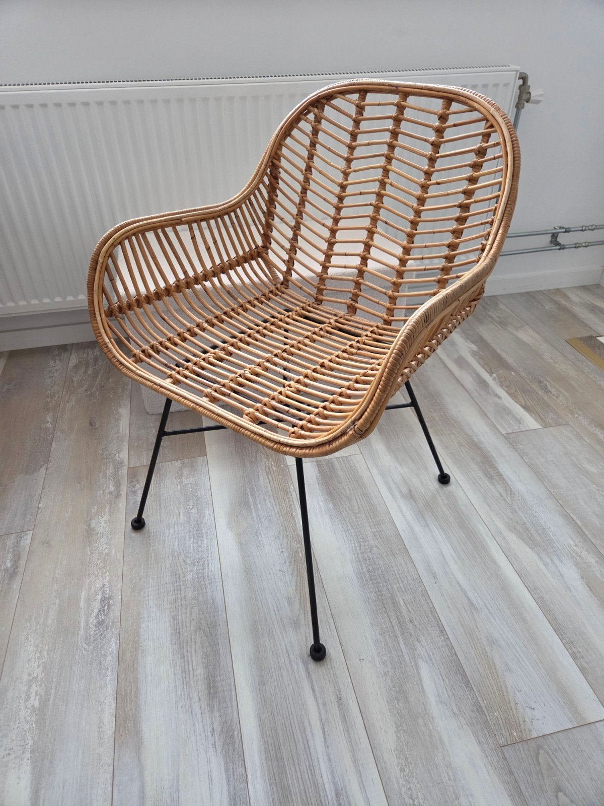 rotan stoel, Huis en Inrichting, Ophalen, Bruin, Eén