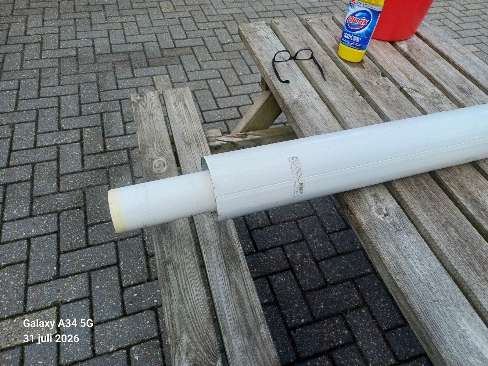 dakdoorvoer voor cv ketel, Ophalen, 30 tot 80 cm, Cv-ketel of Combi-ketel, Minder dan 60 cm