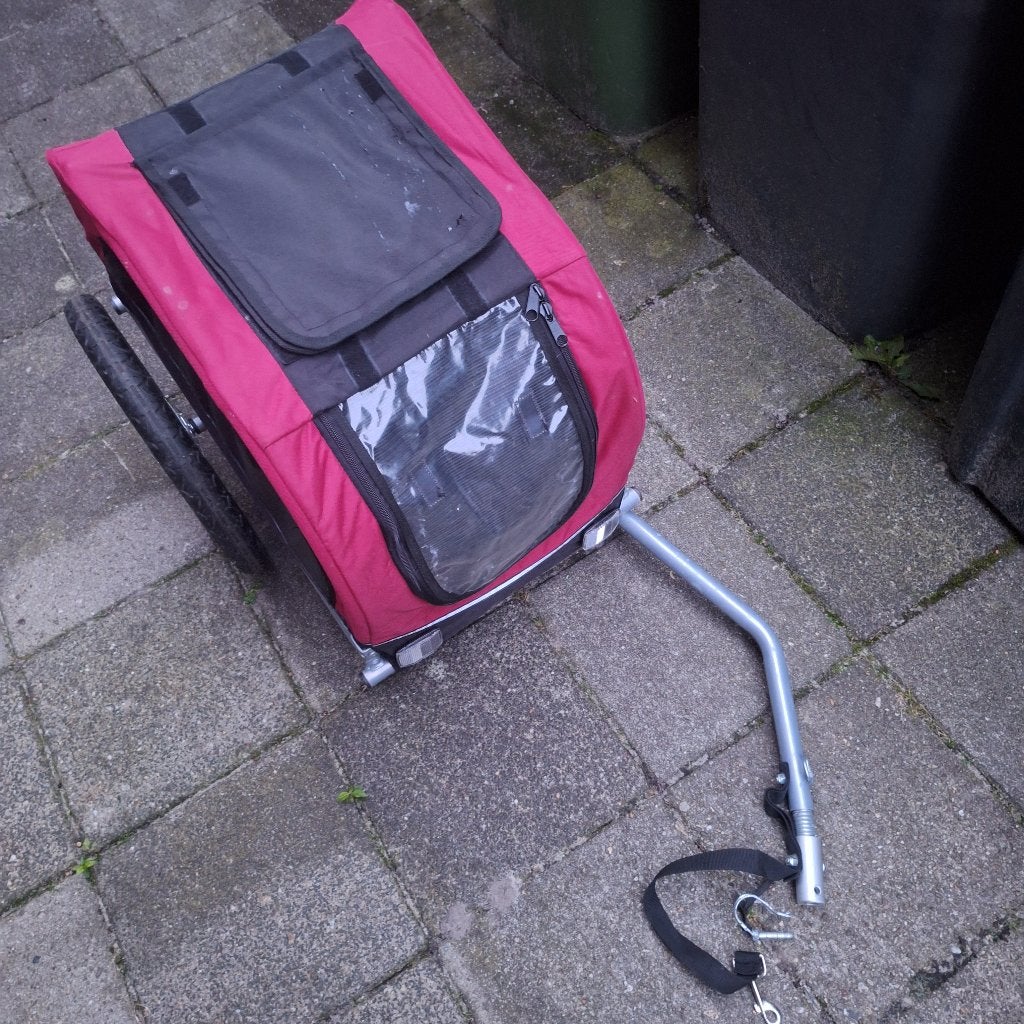 Hondenkarretje, Overige merken, Ophalen of Verzenden, Gebruikt, Hondenfietskar
