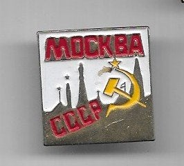 MOCKBA MOSKOW RUSLAND SPELD, Ophalen of Verzenden, Gebruikt, Stad of Land, Speldje of Pin