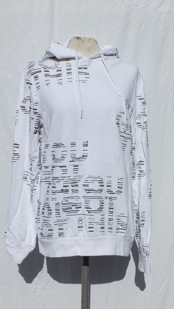 Zwart-witte hoodie.Mt XS.Merk WE Typhoon, ., Wit, Ophalen of Verzenden, Zo goed als nieuw