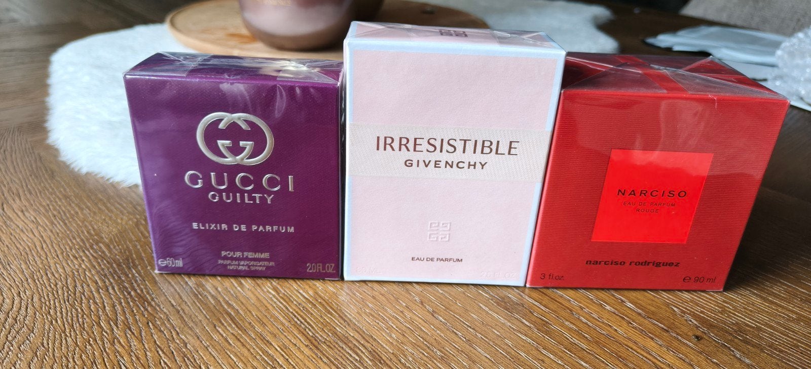 Parfum set: Gucci, Givenchy, Narciso Rodriguez, Ophalen of Verzenden, Nieuw