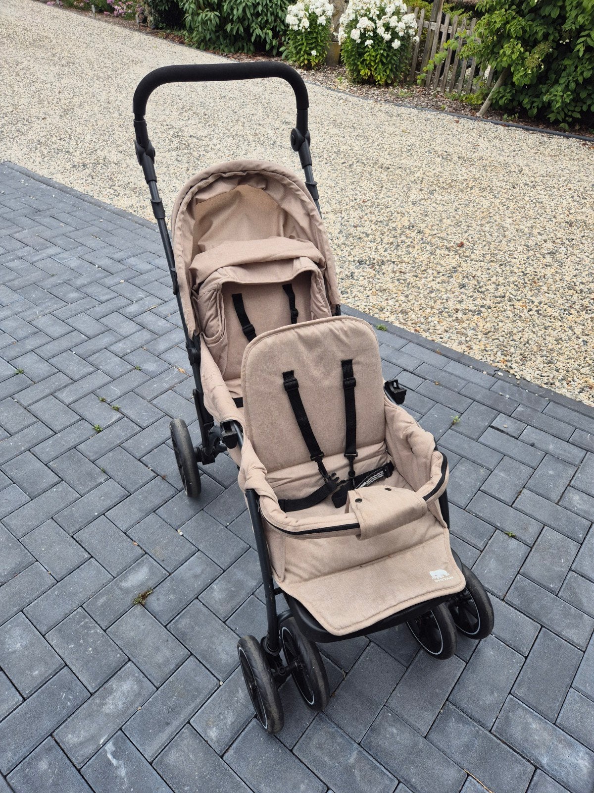 Deryan buggy voor tweeling - inklapbaar, Ophalen, Gebruikt, Overige merken, Duomodel