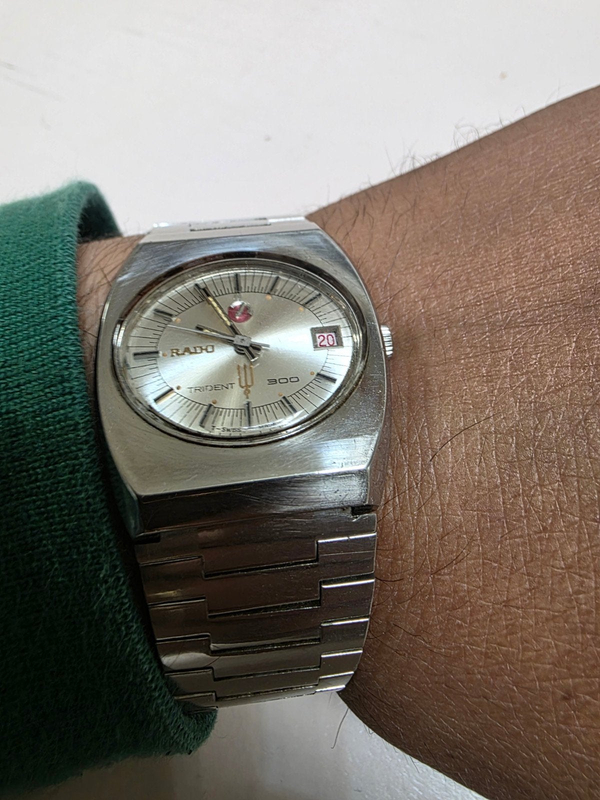 rado trident 300 horloge, Ophalen of Verzenden, Staal, Overige merken, 1960 of later