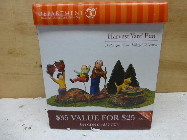 department 56 Harvest Yard Fun kerstdorp poppetjes figurines, Ophalen of Verzenden, Zo goed als nieuw