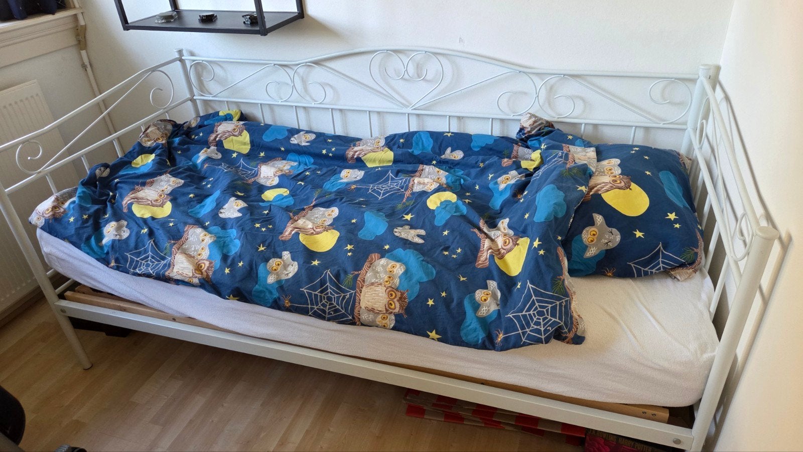 Bed met verstelbare lattenbodem en matras, Ophalen, 90 cm, Eenpersoons, 200 cm