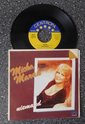 Micha Marah - niemand (vanaf € 1,50), Cd's en Dvd's, Ophalen of Verzenden, Zo goed als nieuw, 7 inch, Levenslied of Smartlap