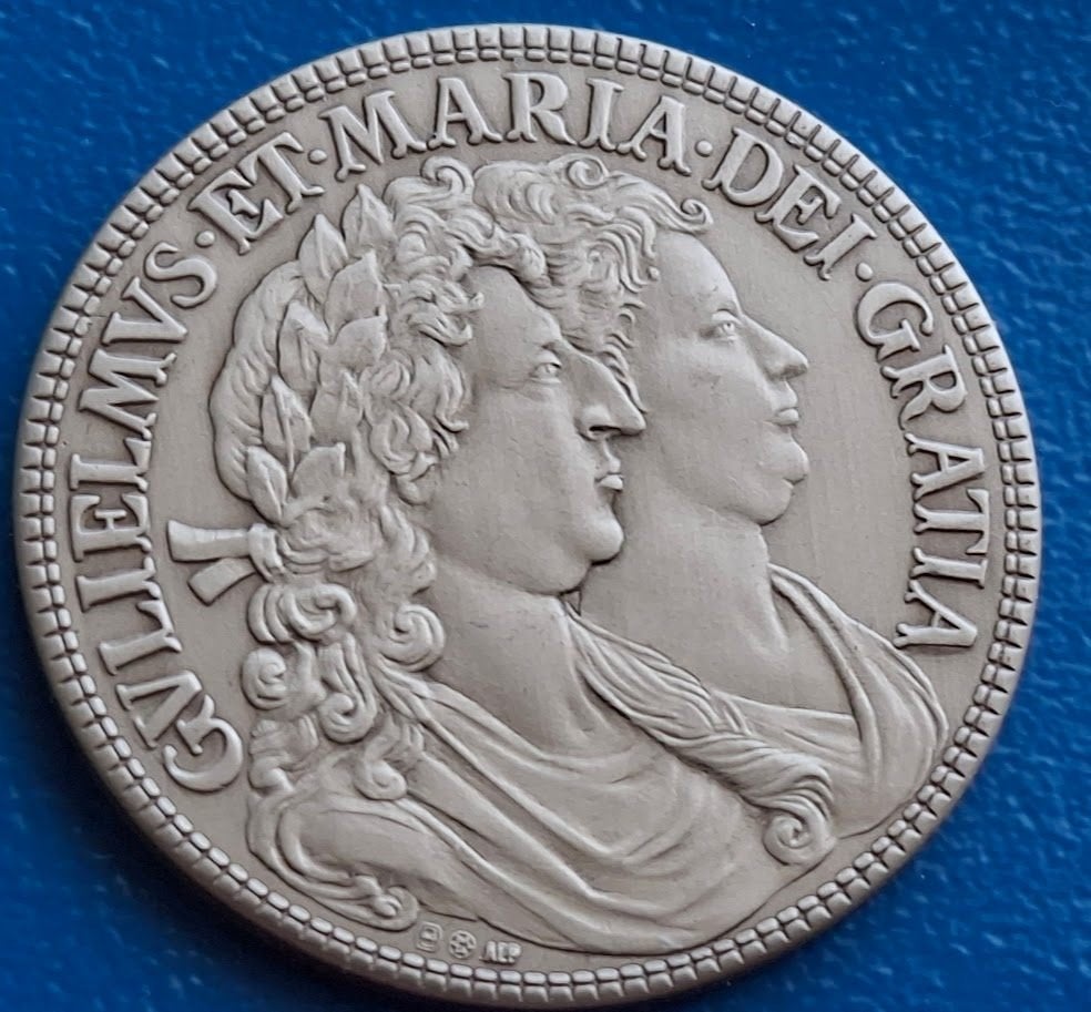 Verenigd Koninkrijk Penning Glorious Revolution - 1988, Ophalen of Verzenden, Overige materialen, Nederland