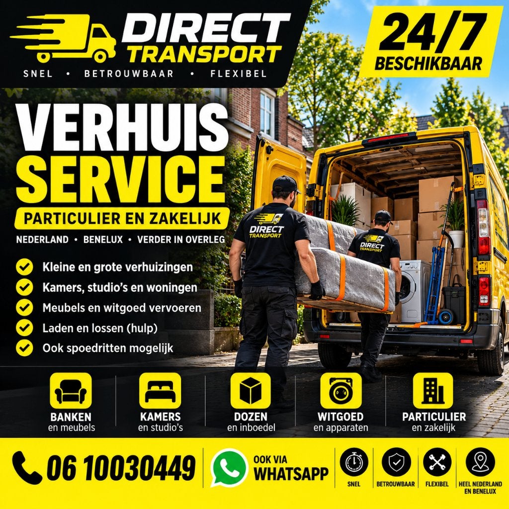 Verhuizen met Spoed? | Vandaag Nog | 24/7 Verhuisservice, Inpakservice, Opslag