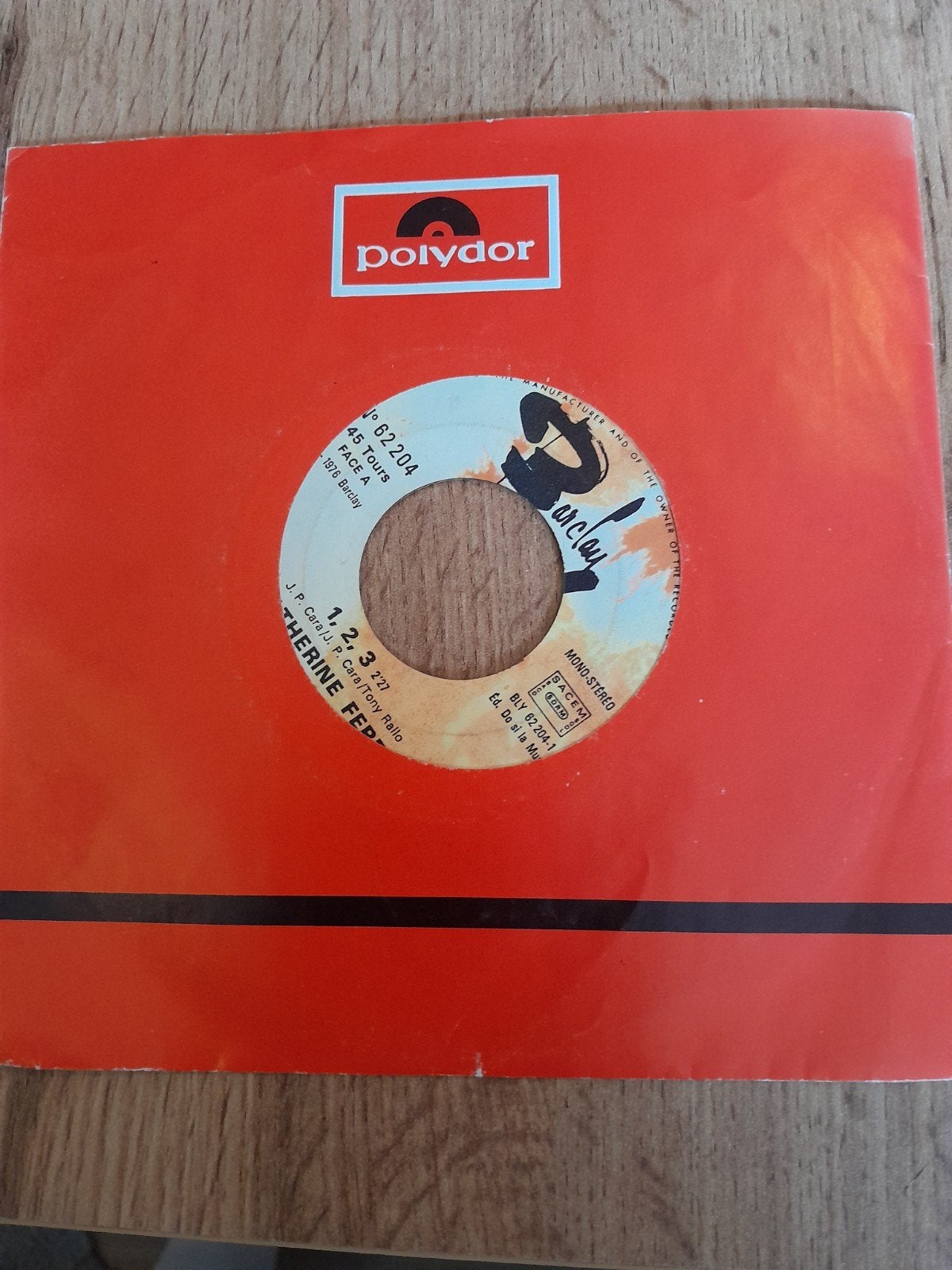 Catherine ferry 7inch 1.2.3., Ophalen of Verzenden, Zo goed als nieuw, Pop