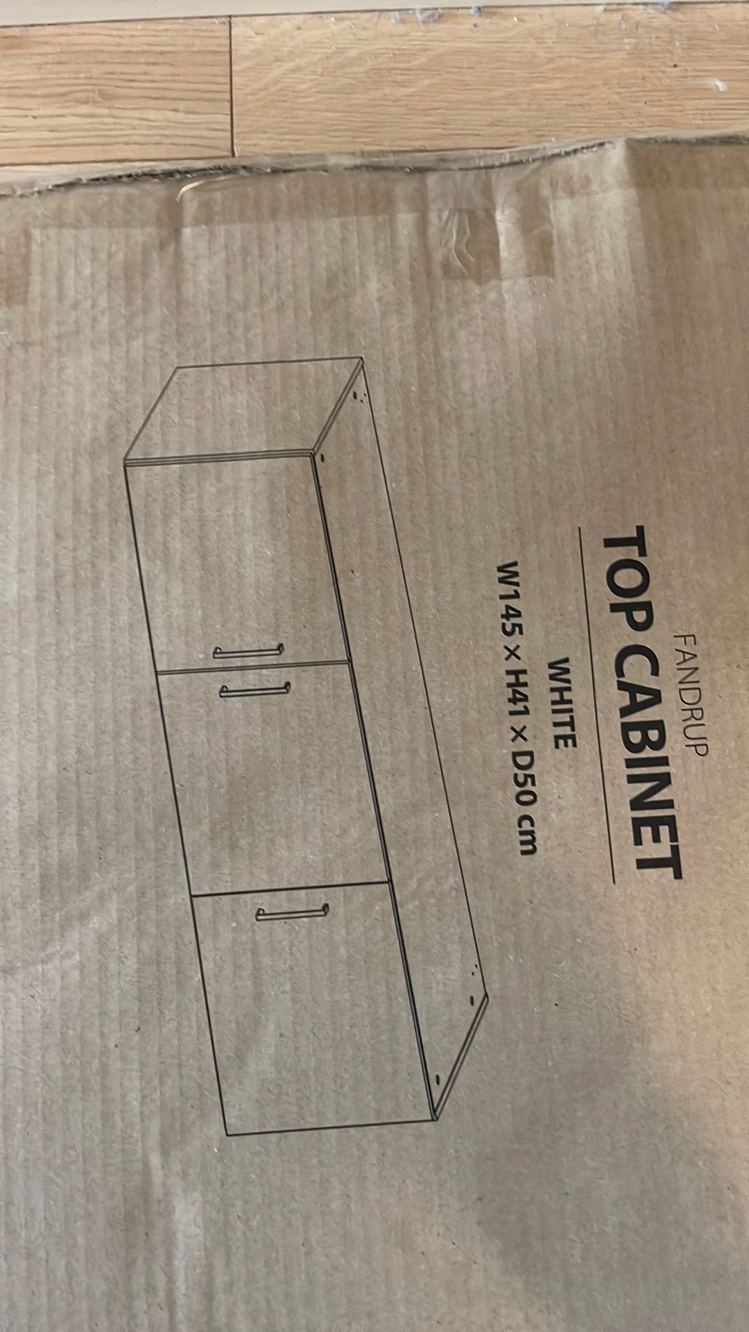 Top cabinet, Ophalen, Nieuw