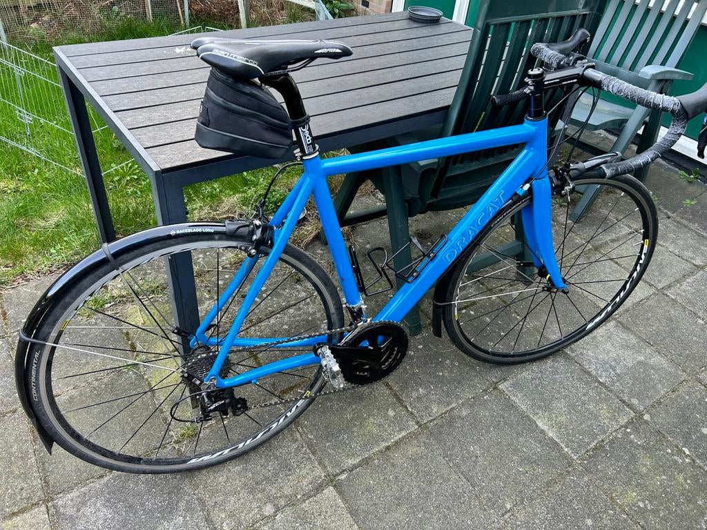 Racefiets merk Dracat, Fietsen en Brommers, Fietsen | Racefietsen, Zo goed als nieuw, Heren, Overige merken, Meer dan 20 versnellingen