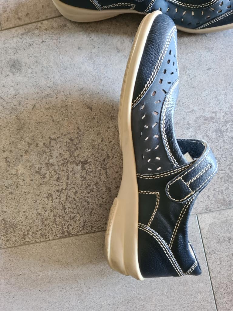 Z.g.a.n.Blauwe Medicus Comfort Instappers van Leer maat 38,5, Kleding | Dames, Schoenen, Medicus, Blauw, Instappers, Ophalen of Verzenden