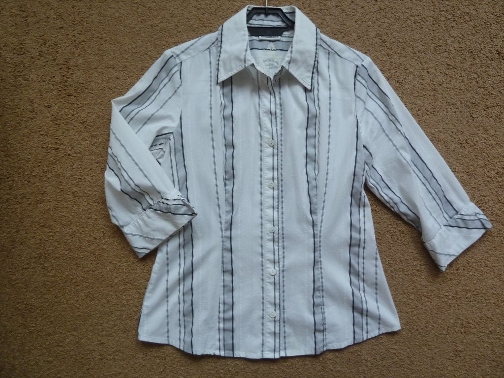Street One wit grijze blouse maat 36 nieuw, Kleding | Dames, Blouses en Tunieken, Nieuw, Maat 36 (S), Wit, Ophalen of Verzenden
