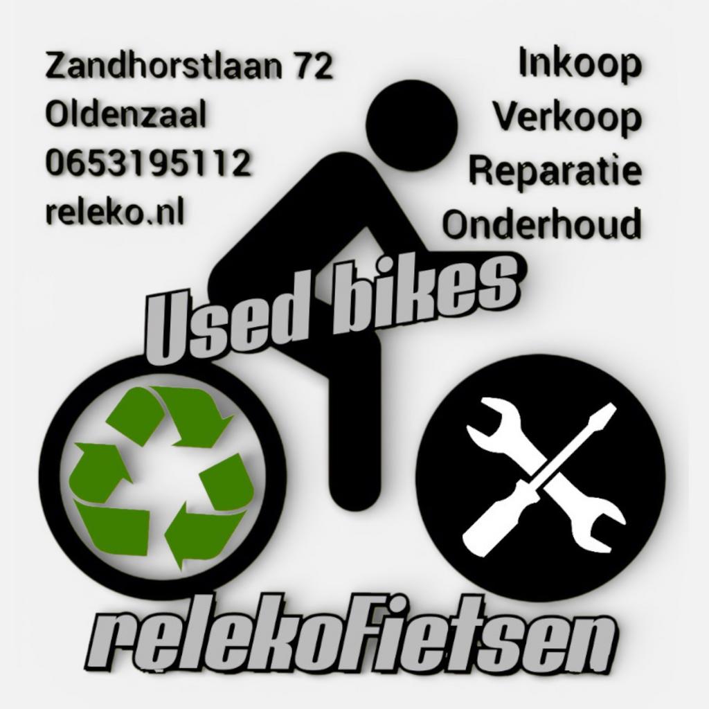 Refurbished damesfietsen en herenfietsen Oldenzaal, Ophalen, Oldenzaal, Zo goed als nieuw, Relekofietsen