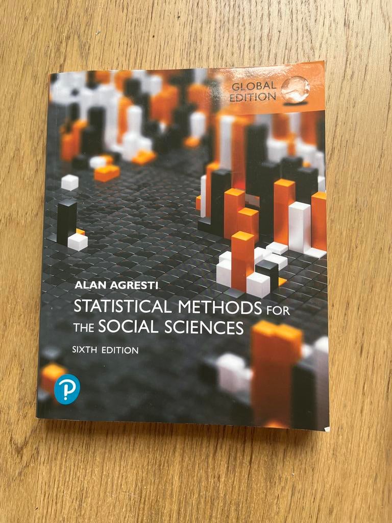 Statistical Methods for the Social Sciences - ZGAN, Boeken, Ophalen of Verzenden, Gamma, Zo goed als nieuw, WO