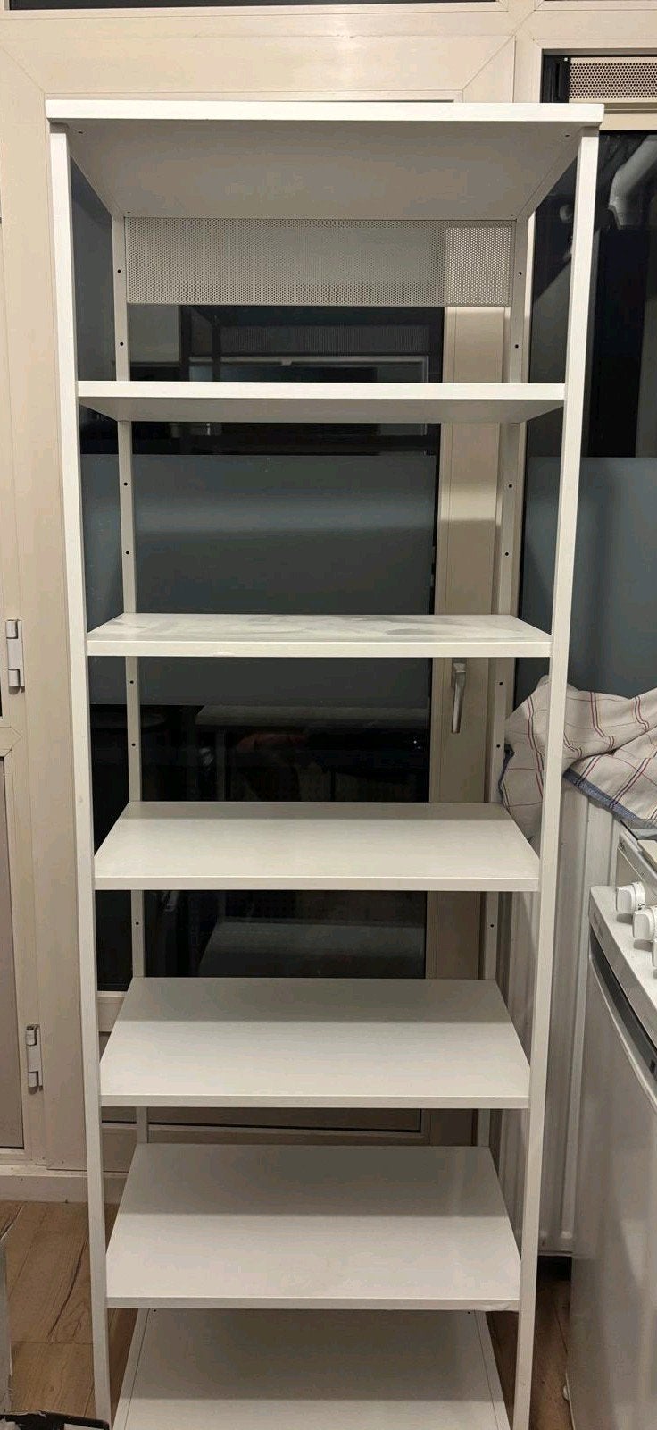 IKEA PLATSA open kast met planken (wit), Ophalen, Gebruikt
