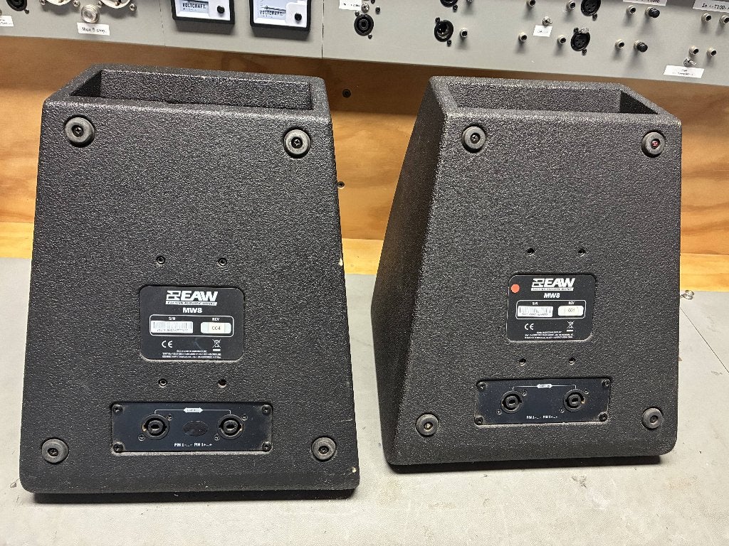 Te koop 2 stuks EAW MW-8 monitor speakers, Audio, Tv en Foto, Luidsprekers, Overige typen, Zo goed als nieuw, Ophalen, 150 watt of meer