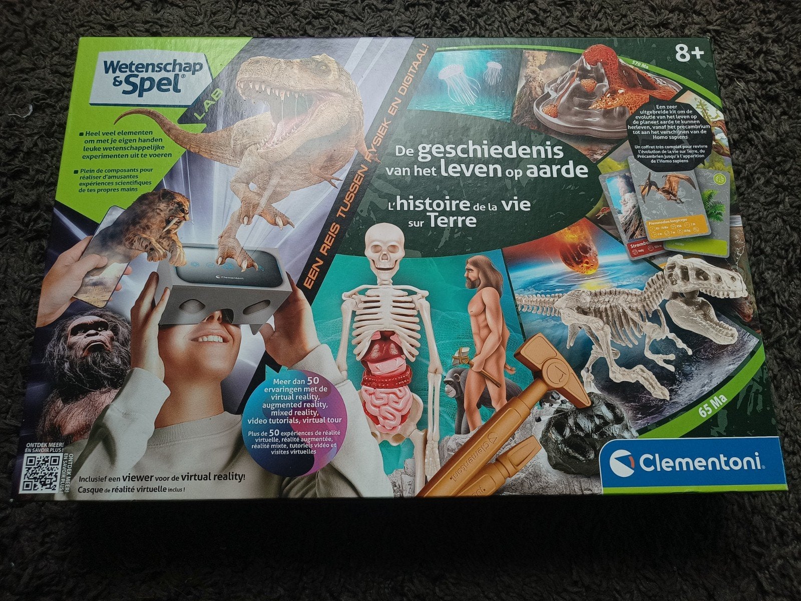 Clementoni Wetenschap & Spel: Leven op Aarde VR, Dieren, Meerkleurig, Ophalen of Verzenden, Zo goed als nieuw