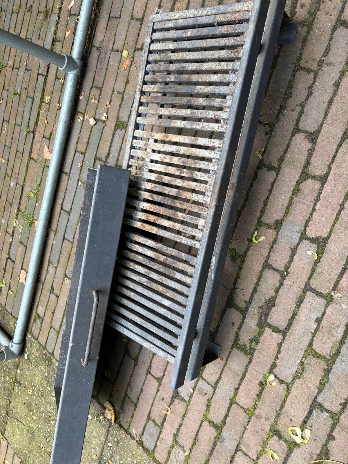 Aslade, Ophalen, Gebruikt, Inbouwhaard, Houthaard