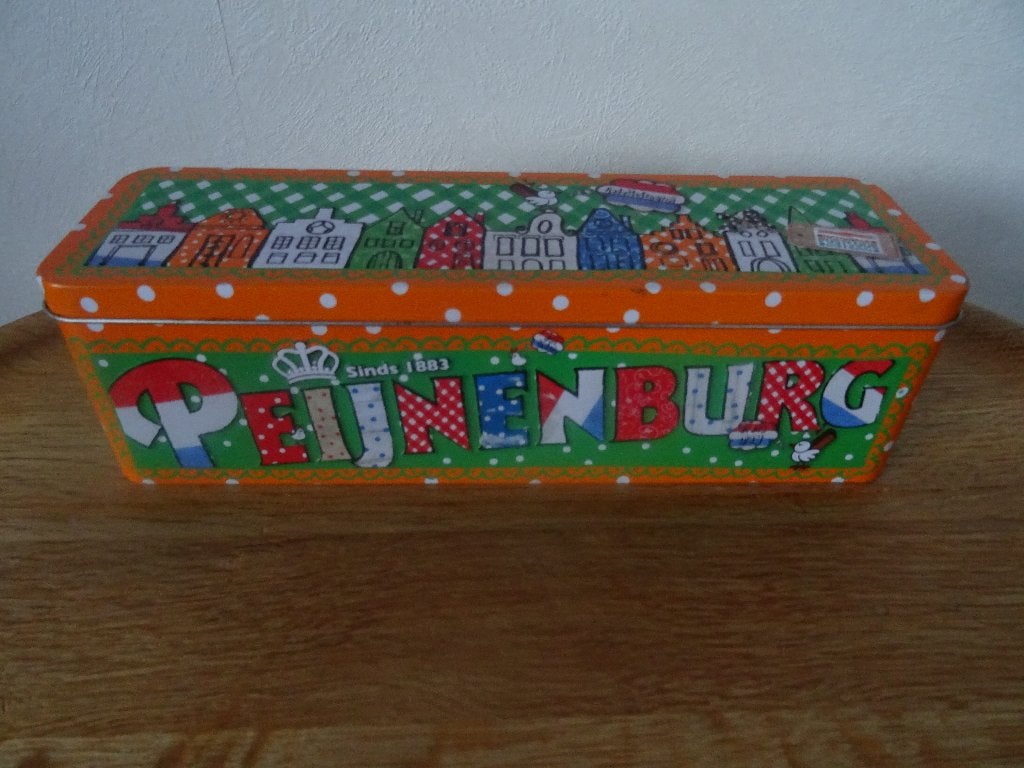 blik Peijnenburg postcodeloterij, Ophalen of Verzenden, Zo goed als nieuw, Koek(jes), Overige merken