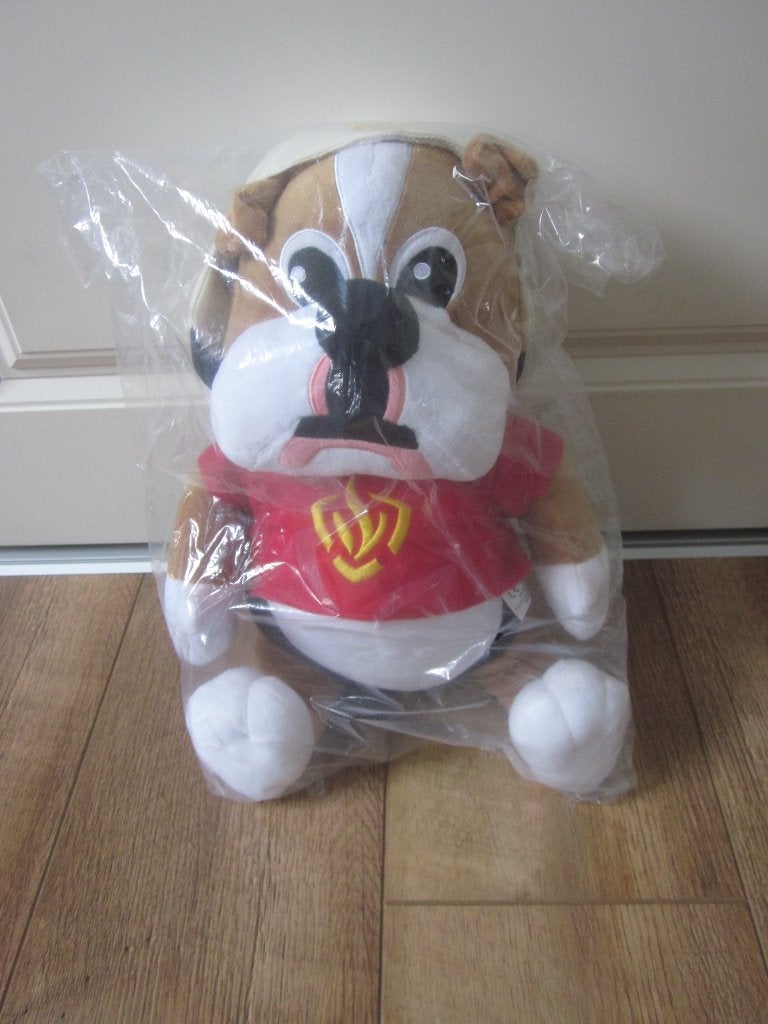Promo Bears grote zachte hond knuffel Brandweer op school, Kinderen en Baby's, Overige merken, Overige karakters, Nieuw, Met kleding of accessoire