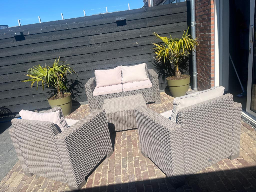 Allibert California tuinset, Ophalen, 4 zitplaatsen, Gebruikt, Loungeset