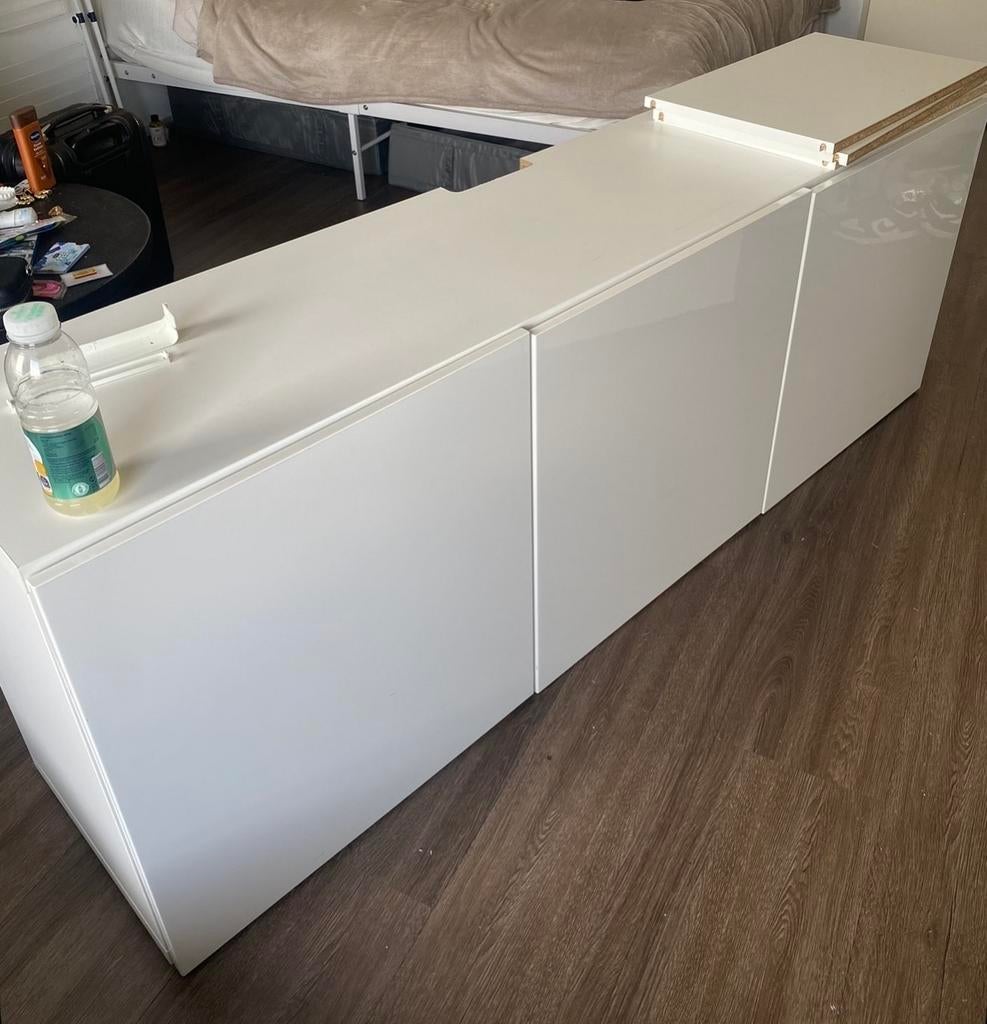 IKEA BESTÅ TV-meubel/wandkast, Overige materialen, Gebruikt, Verzenden, 150 tot 200 cm