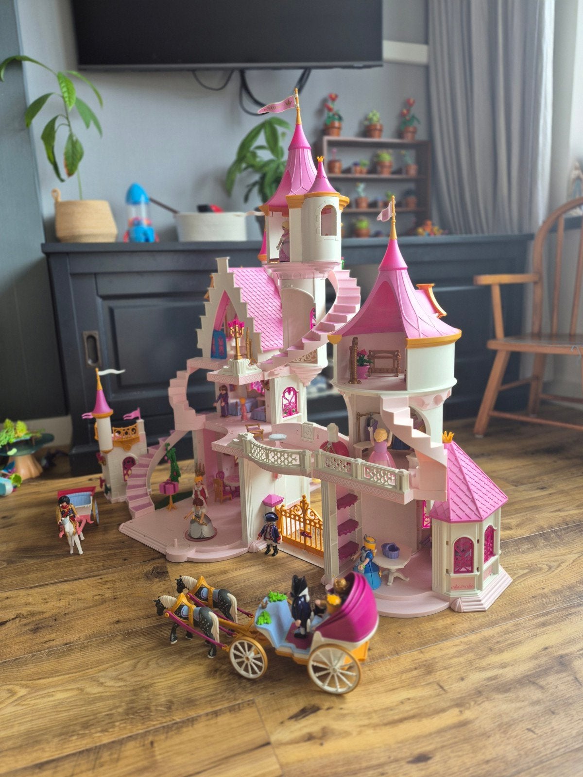 Playmobil Prinsessenkasteel met veel accessoires, Kinderen en Baby's, Speelgoed | Playmobil, Zo goed als nieuw, Complete set, Kasteel/Fort
