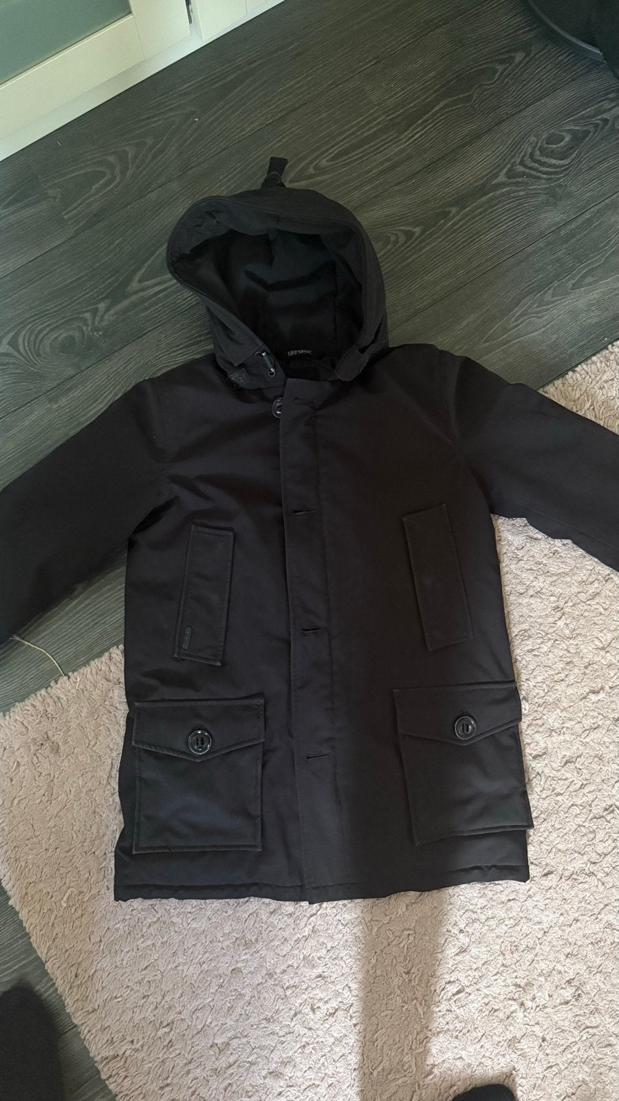Airforce winterjas - Zwart, Ophalen of Verzenden, Zo goed als nieuw, Zwart