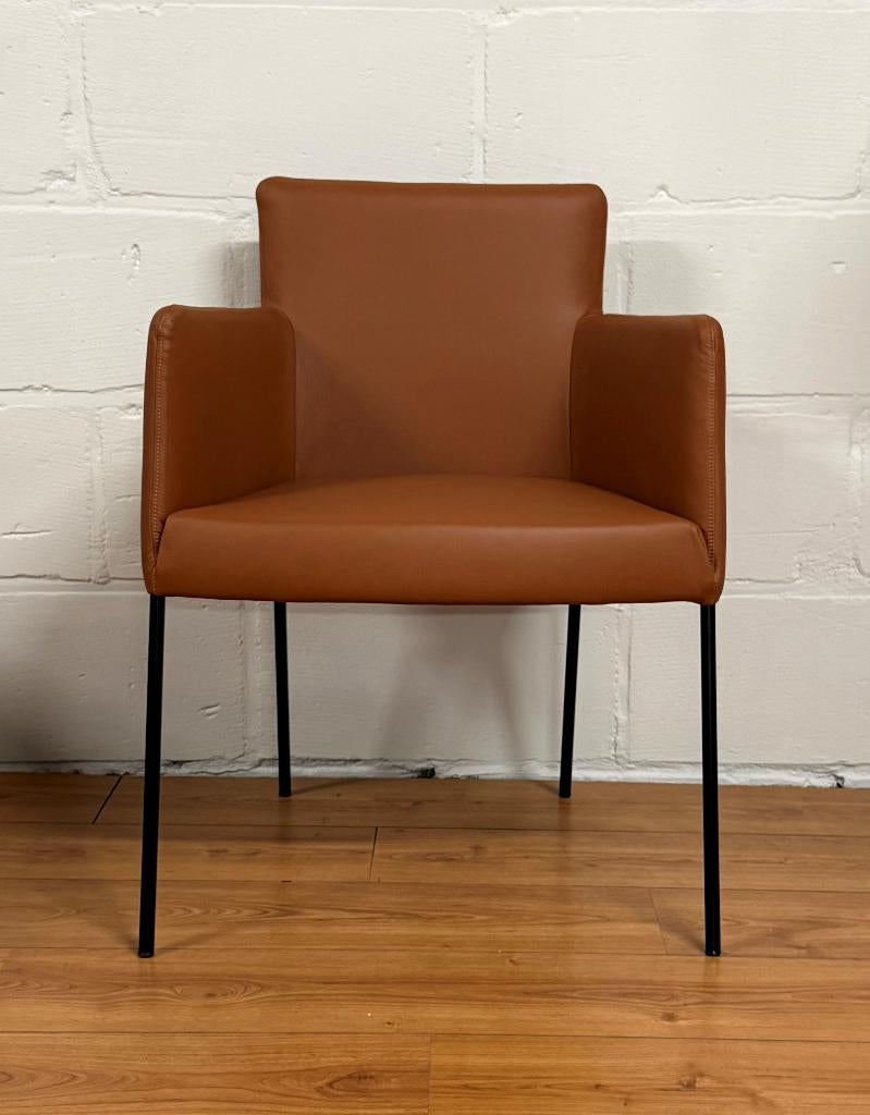 Tiba eetkamerstoelen Gerard v/d Berg refurbished, nieuw leer, Label Design, Overige kleuren, Nieuw, Ophalen of Verzenden