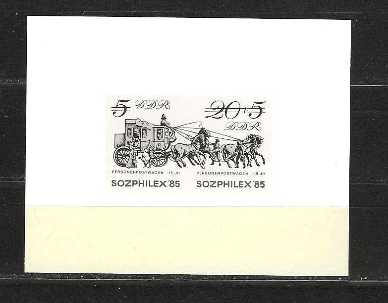 DDR 2965-2966 Schwarzdruck, Ophalen of Verzenden, DDR, Postfris