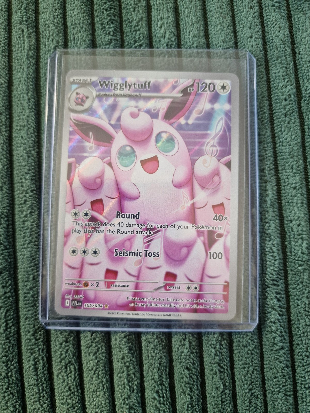 Wigglytuff Pokémon Kaart - PFLEN 105/094, Ophalen