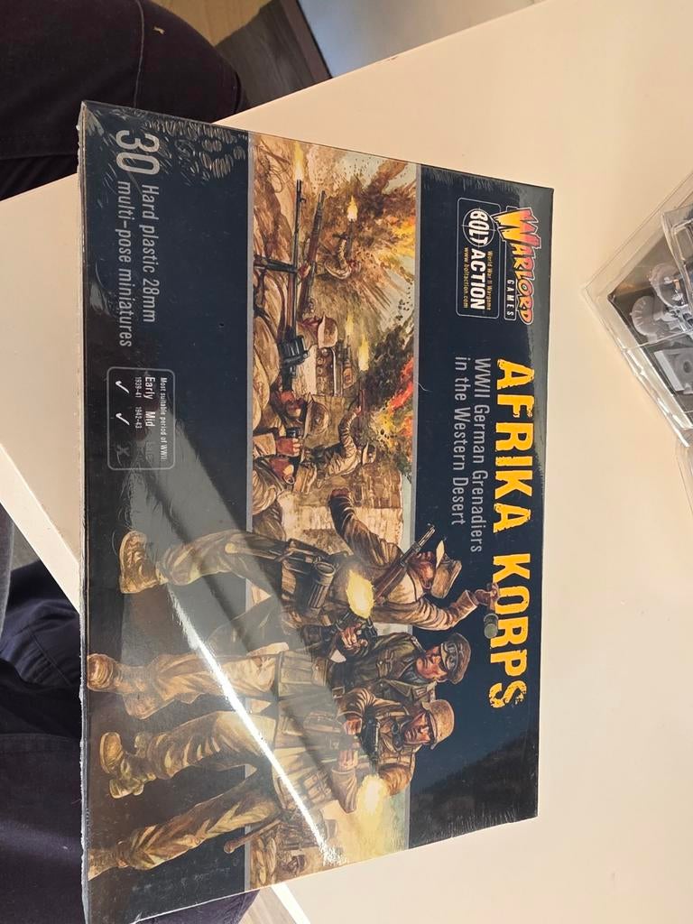 Afrika Korps WWII Duitse Grenadiers - Bolt Action, Ophalen of Verzenden, Nieuw, Historisch, Figuurtje(s)