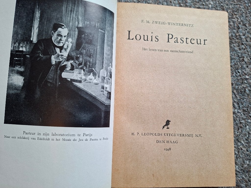 Louis Pasteur: Het leven van een menschenvriend/ 1948, Verzenden, Gelezen, Zweig-Winternitz