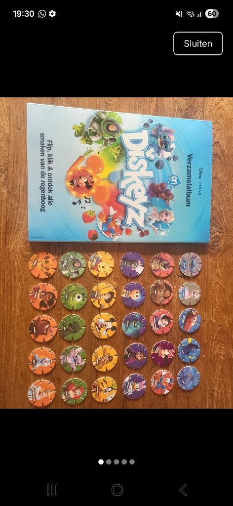 Disney diskey, Albert Heijn, Ophalen