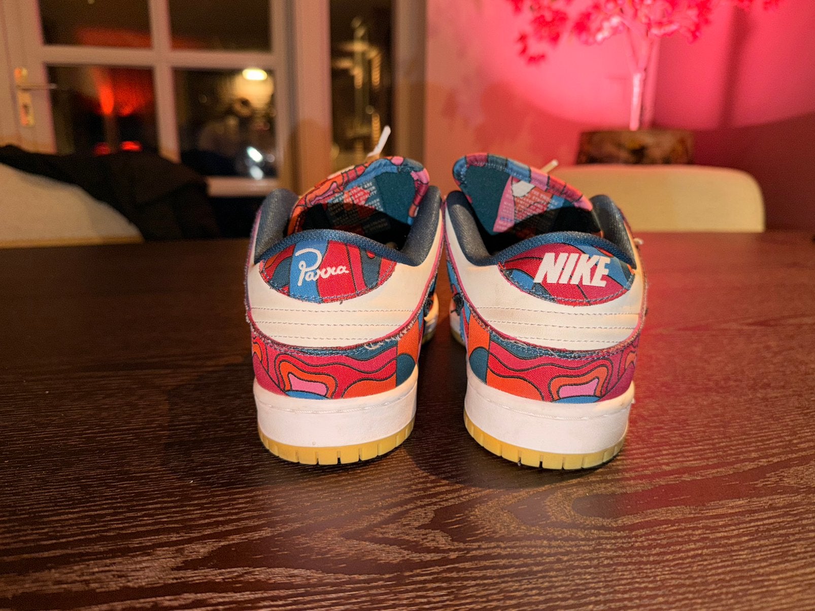 Nike dunk low sb 44 parra patta incl doos en veters, Ophalen of Verzenden, Zo goed als nieuw