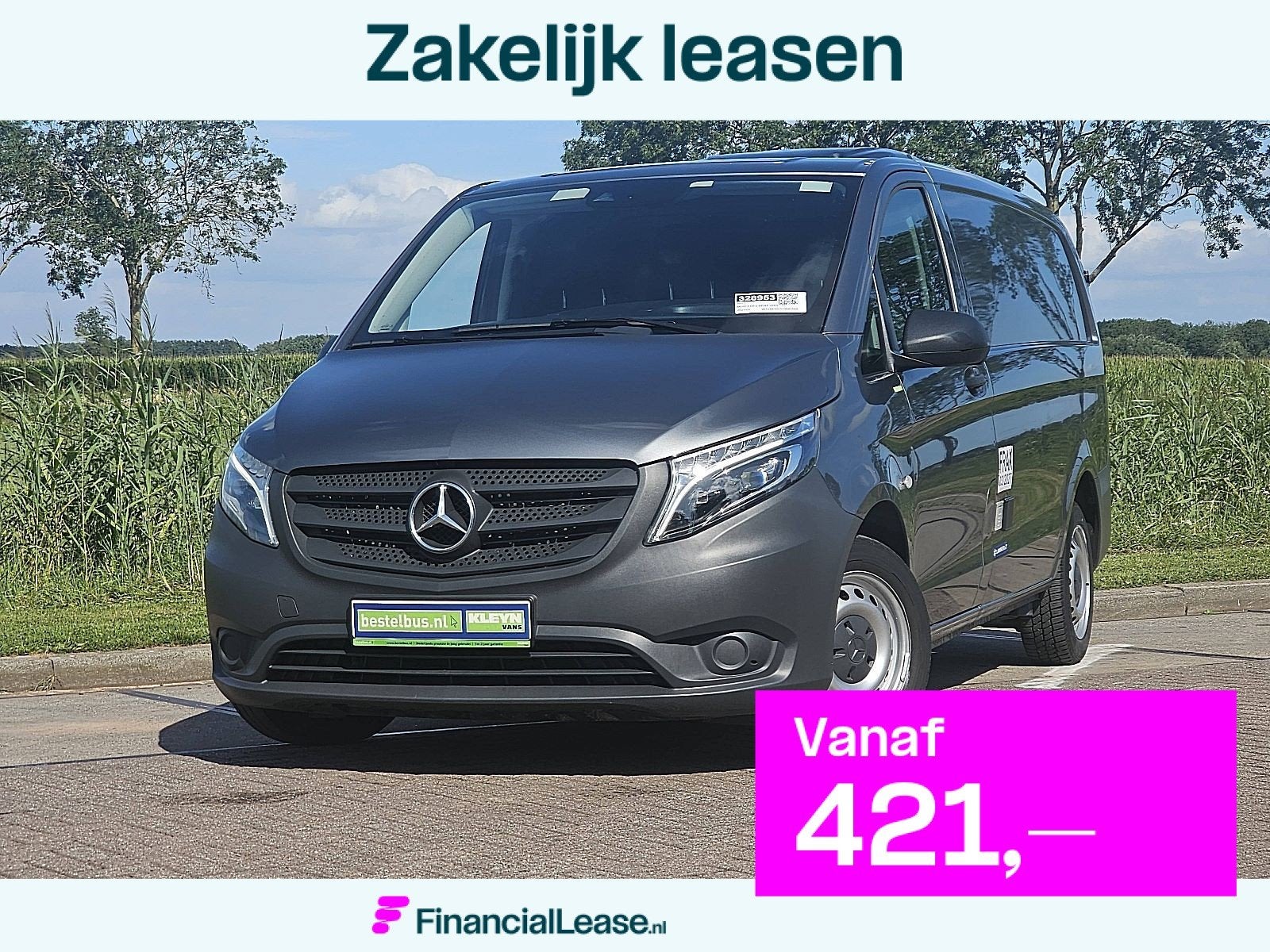 MERCEDES-BENZ VITO 110 l2 koelwagen led!, Gebruikt, Euro 6, Zwart, Bedrijf