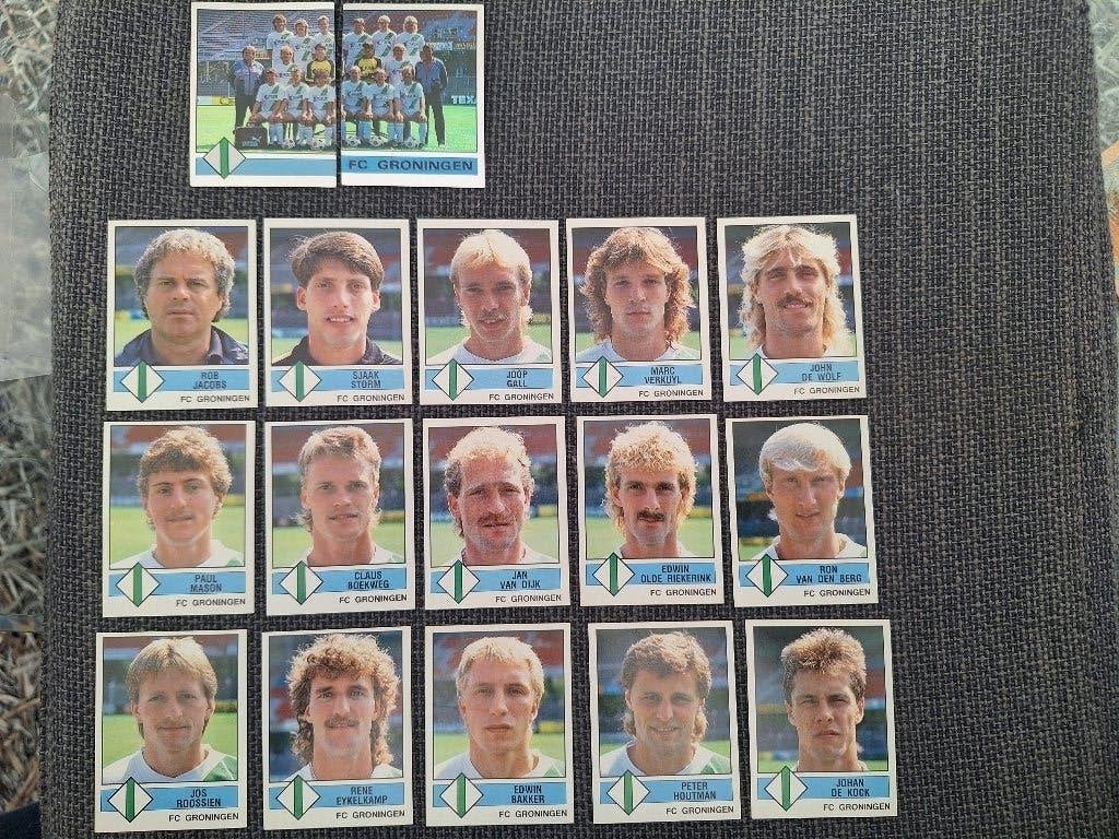 Panini Voetbal 87 FC Groningen 17x, Verzenden, Zo goed als nieuw, Sticker