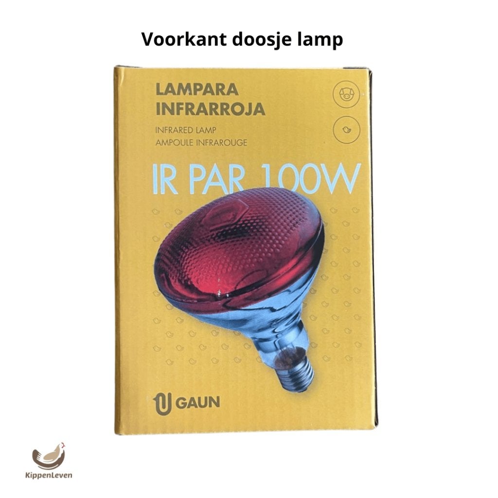 GAUN Infrarood warmtelamp 100W voor kuikens