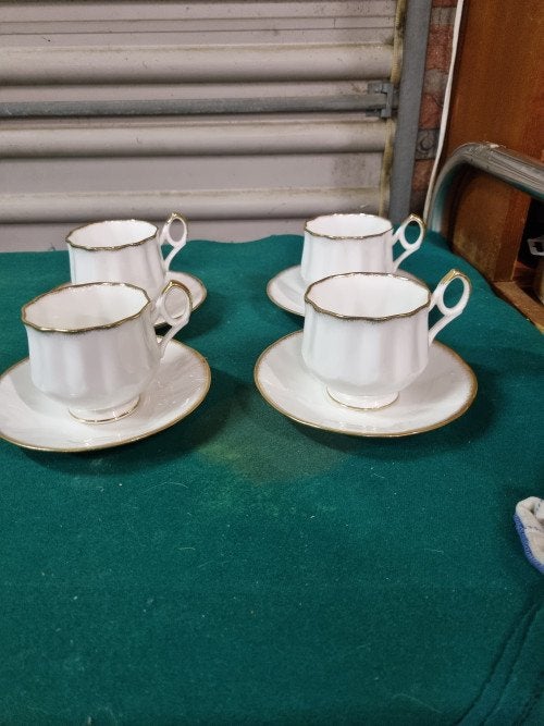 kop en schotel vintage queens  4 stellen, Ophalen of Verzenden, 'T Olde Gre-j, Info@toldegrej.nl, Endepoelstraat 20f Didam