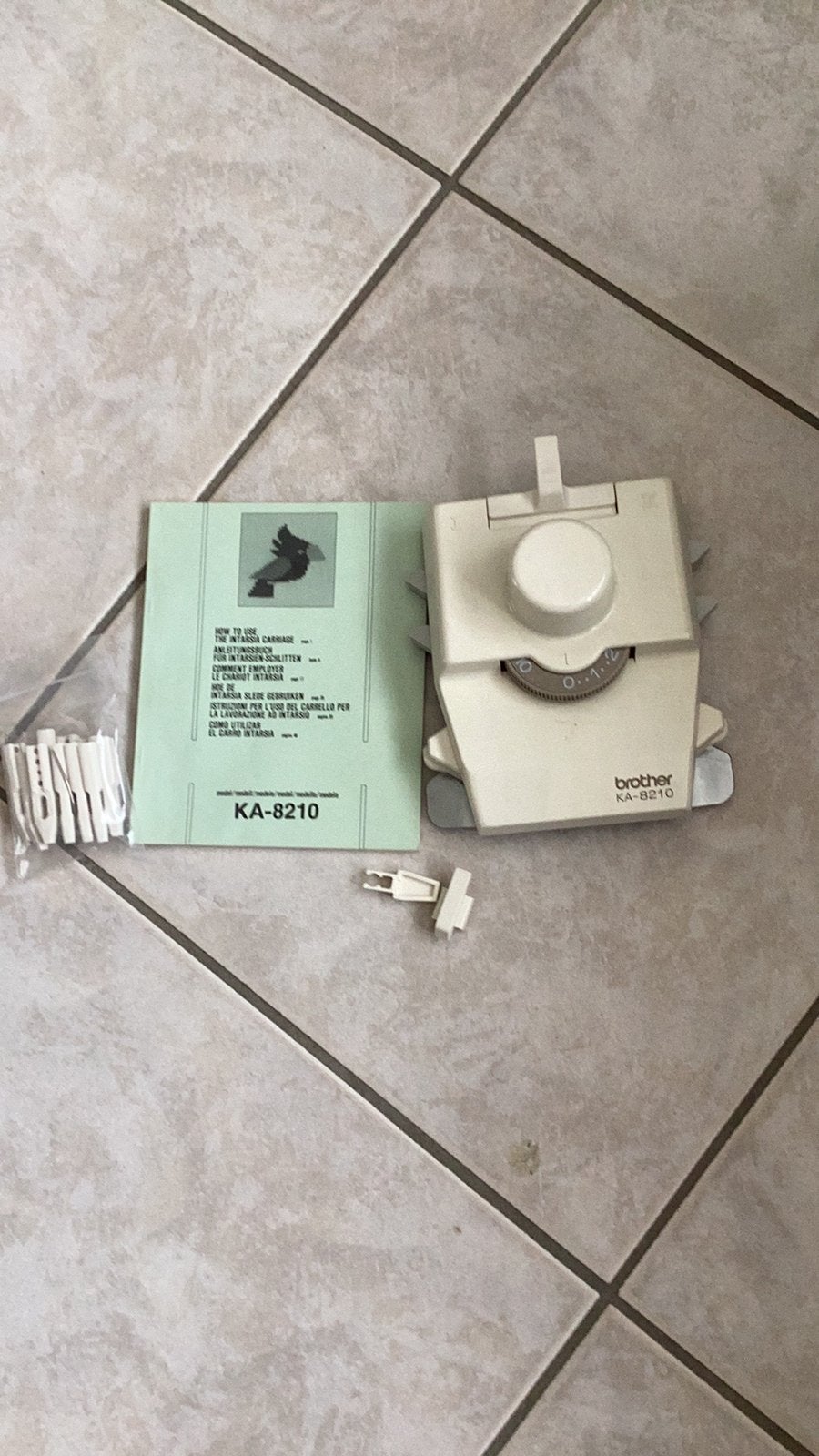Intarsiaslede voor Brother breimachines, Ophalen of Verzenden, Zo goed als nieuw, Breien, Machine