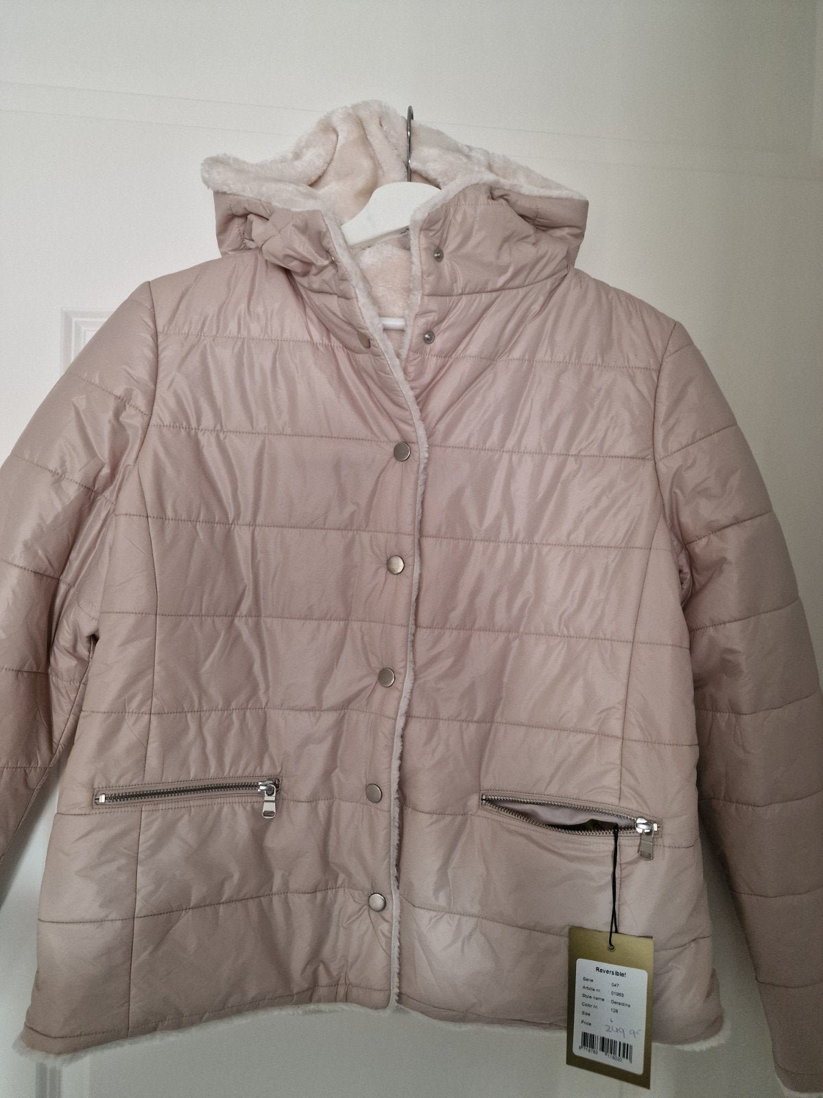 Nieuw Bandolera Reversible Damesjack met Capuchon, Verzenden, Beige, Maat 42/44 (L), Nieuw