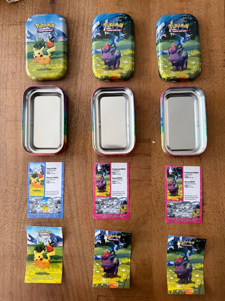 Pokemon tin Ascended Heroes 3x - Geen Kaarten, Ophalen of Verzenden, Nieuw