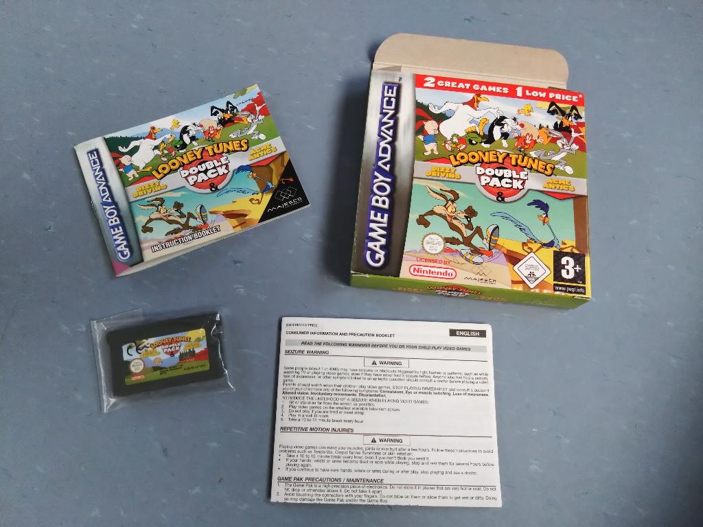 Loony Tunes Double Pack | Boxed | GBA Gameboy Advance, Avontuur en Actie, 1 speler, Ophalen of Verzenden, Zo goed als nieuw