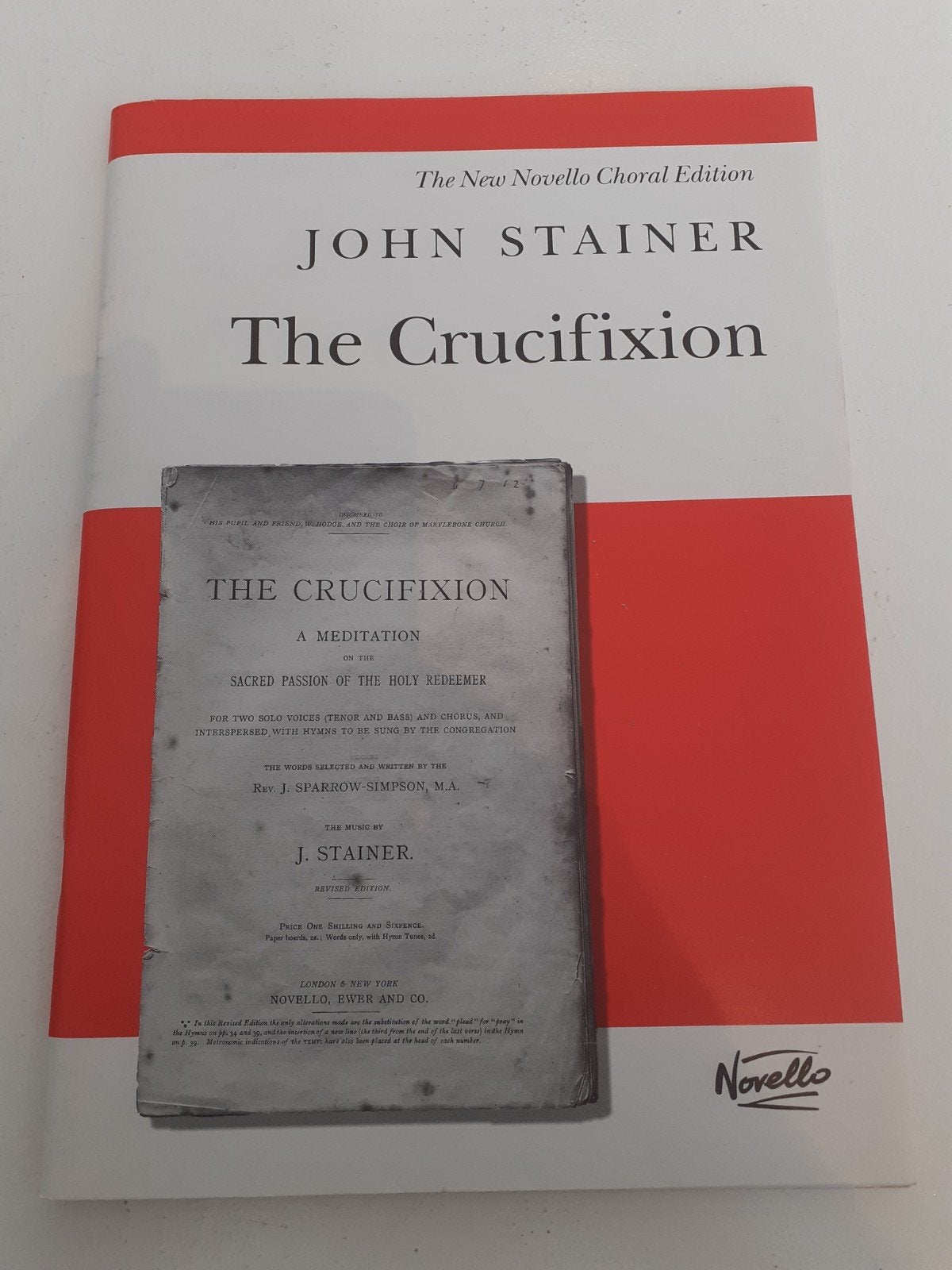 John Stainer - The Crucifixion (Nieuwe en oude editie), Ophalen of Verzenden, Artiest of Componist, Klassiek, Koor