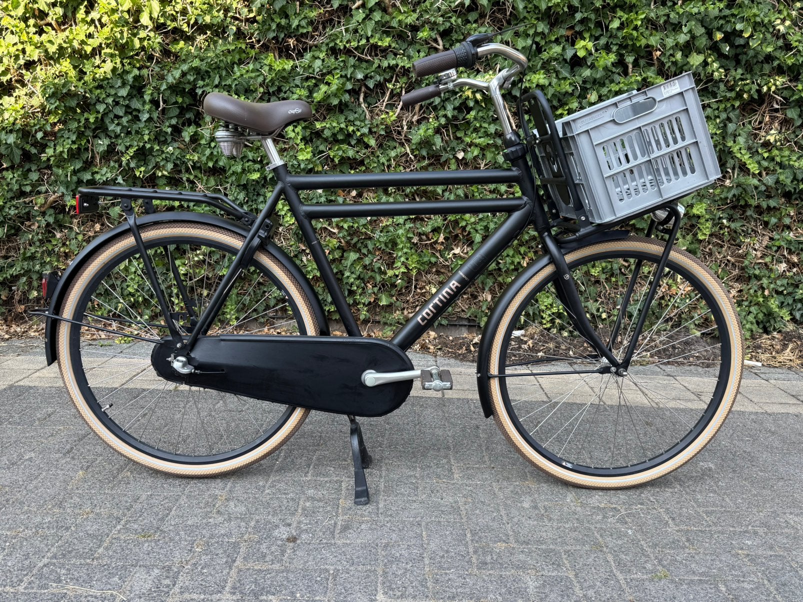 Cortina U4 Transport Herenfiets 61cm, Terugtraprem, Versnellingen, Zo goed als nieuw, 57 tot 61 cm
