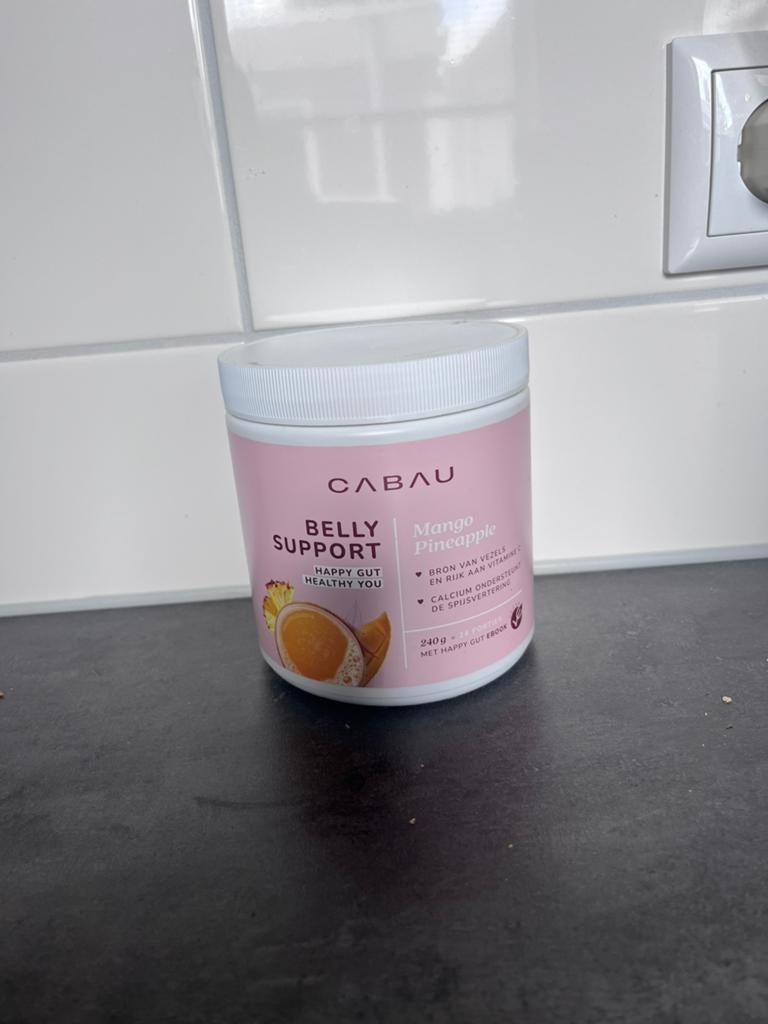Belly support cabau lifestyle, Sport en Fitness, Ophalen of Verzenden, Zo goed als nieuw, Poeder of Drank