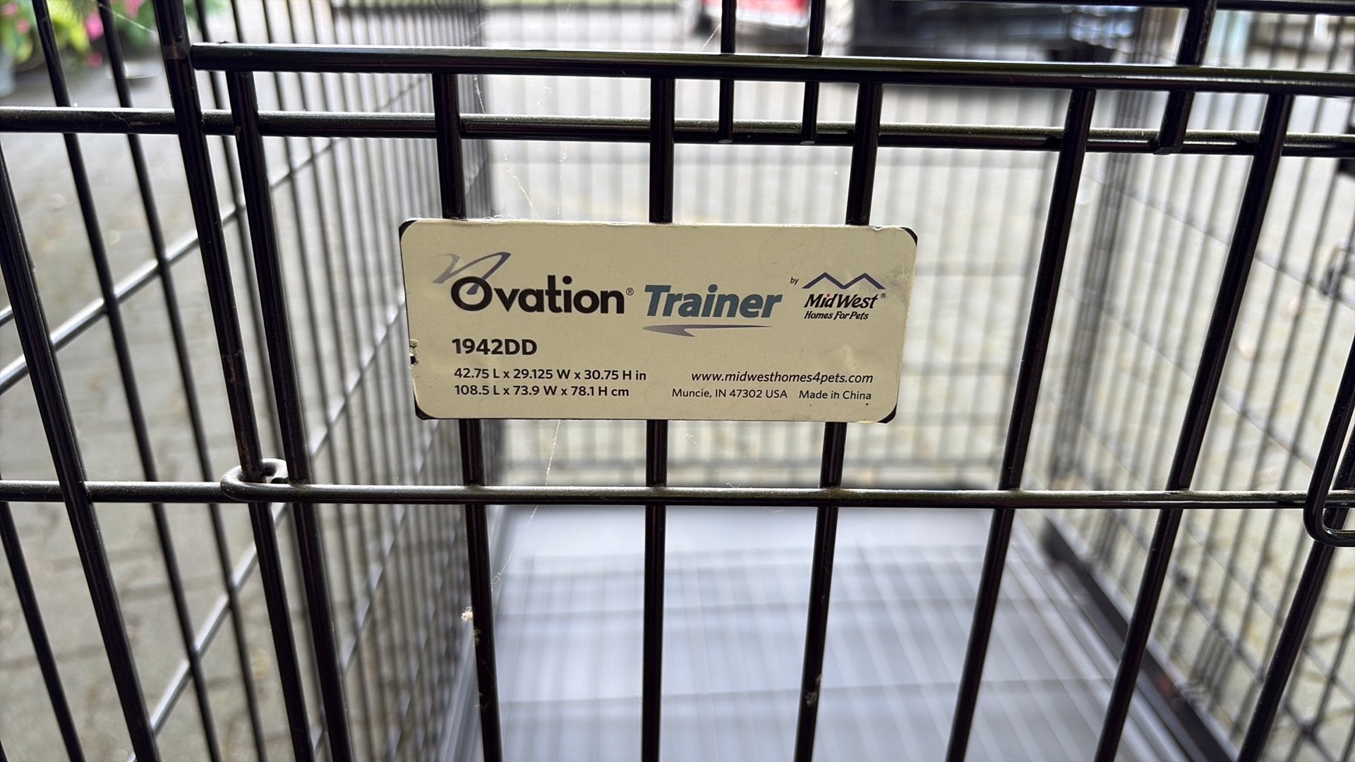 Bench Ovation Trainer type 1942DD, Dieren en Toebehoren, Hondenhokken, Ophalen, Gebruikt, 65 tot 100 cm, Hondenhok